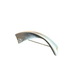 GIVENCHY Silver stone Brooch Pin